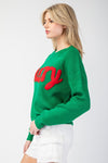 Green Merry Sweater