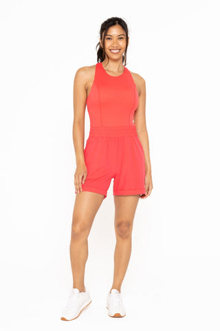 Running Shortsie - Coral