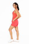 Running Shortsie - Coral