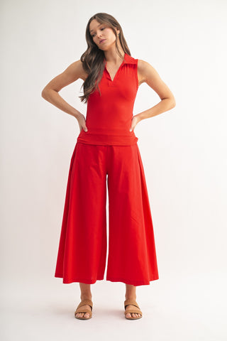 Spring Breeze Polo & Pants Set