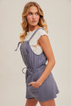 Blue Gauze Romper