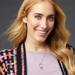 Linked Hoop Dangle Earrings - Gold