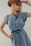 Western Denim Dress