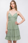 Sage Tie-Back Dress