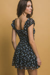 BK Floral Ruffle Dress