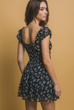 BK Floral Ruffle Dress