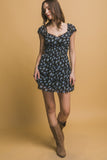 BK Floral Ruffle Dress