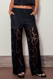 Boho Lace Wide Leg Pant