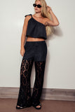Boho Lace Wide Leg Pant