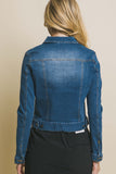 Stretchy Cotton Denim Jacket