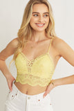 Laced Bralette - Yellow