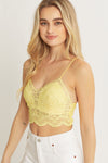 Laced Bralette - Yellow