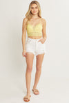 Laced Bralette - Yellow