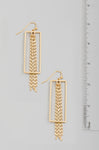 Gold Framed Earrings