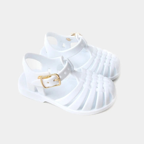 Girls Jelly Shoes - White