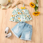 Sunflower Denim Set