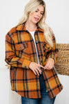 PLUS Harvest Quilted Flannel Shacket