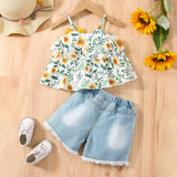 Sunflower Denim Set