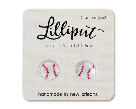 NEW Baseball Earrings