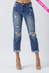 High-Rise Boyfriend Denim(Plus)