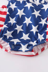 Stars & Stripes Ruffle Romper