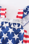 Stars & Stripes Ruffle Romper