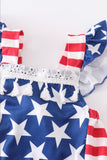 Stars & Stripes Ruffle Romper