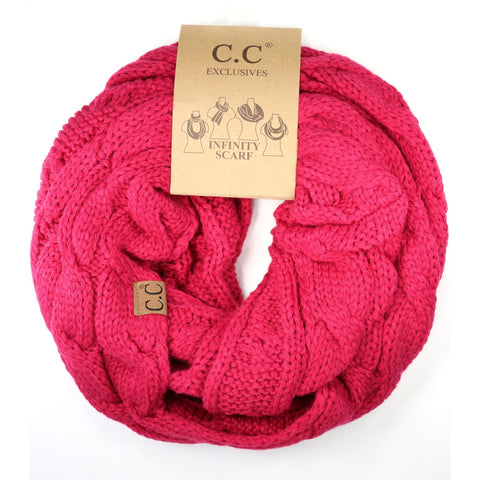 Hot Pink Inifinity Scarf