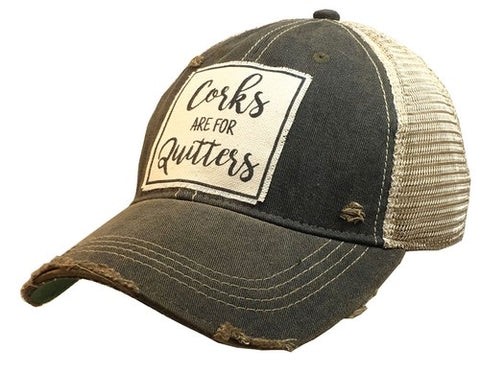 Corks For Quitters Cap