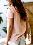 DUSTY PINK MINERAL TEE