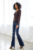 KanCan Harlowe Mid Rise Flare Denim