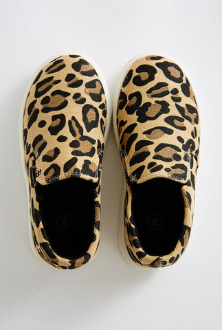 Divas Leopard Loafer Sneakers
