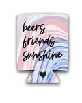 Beers, Friends, Sunshine Koozie (Slim)