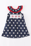 Blue Star Smocked Dress