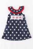 Blue Star Smocked Dress